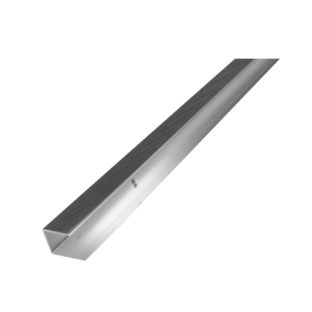 MEREO Fixační (stěnový) profil pro CK804xxK, CK809xxK, CK608xxxK, chrom ALU, 190 cm (CKND250K1)