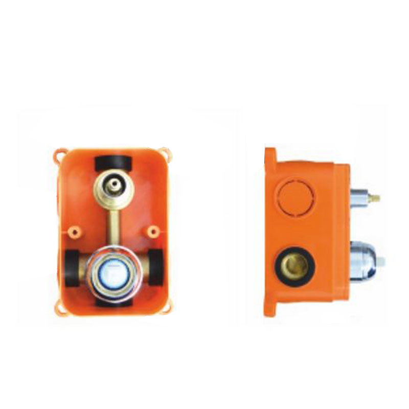 MEREO Sprchová podomítková baterie s přepínačem, Mbox, kulatý kryt, chrom (CBE60106DA)