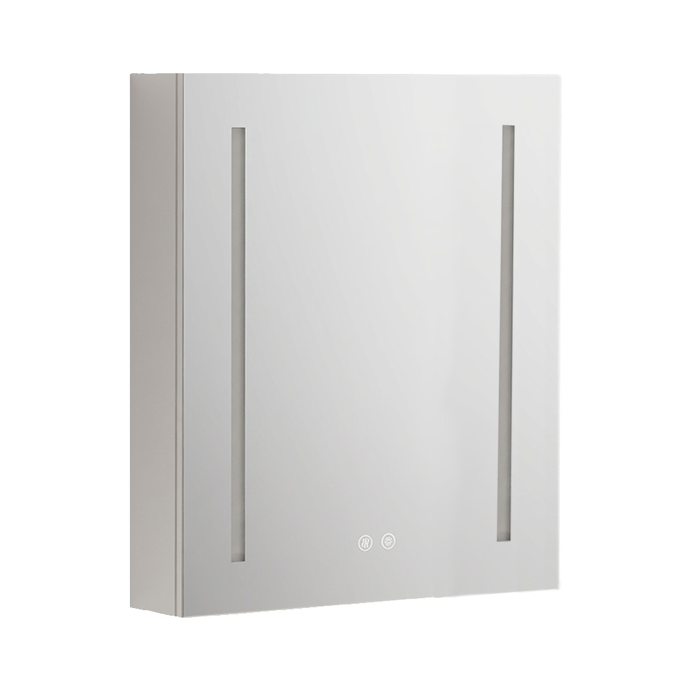 Mereo Koupelnová galerka 60 cm, zrcadlová skříňka, stříbrná (CN190L)