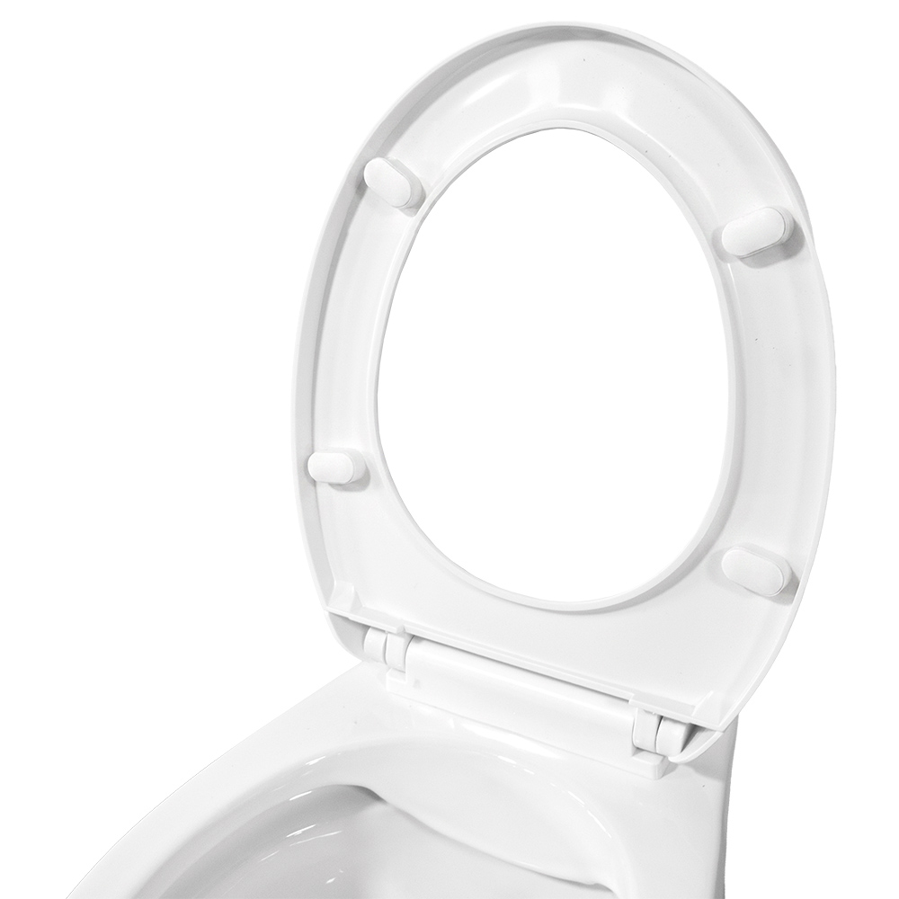 Mereo WC kombi, RIMLESS, spodní odpad s armaturou
