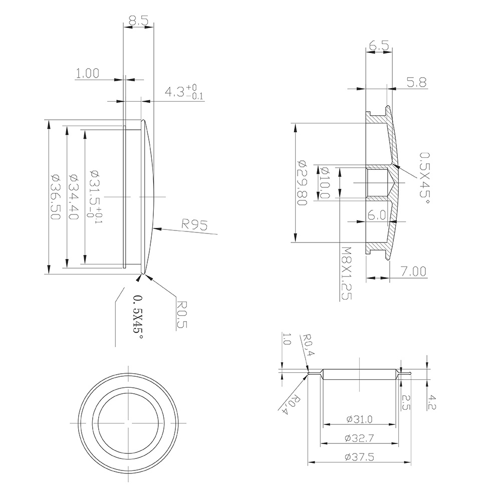 MEREO Náhradní uzávěr k výpusti CH05 (CH05K)