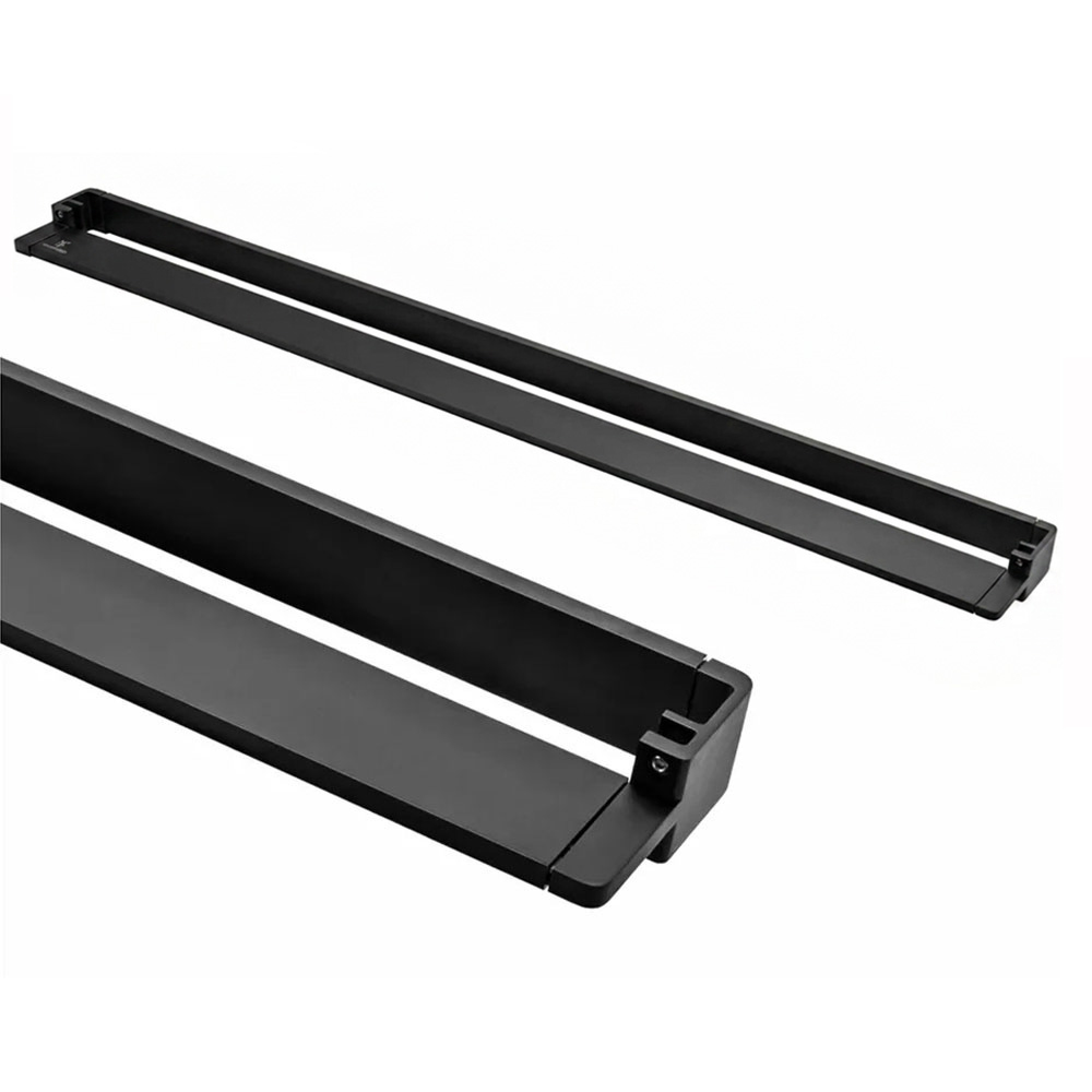 Mereo Polička k WALK IN do prostoru, 120 cm, černý ALU (CK10621PBD)
