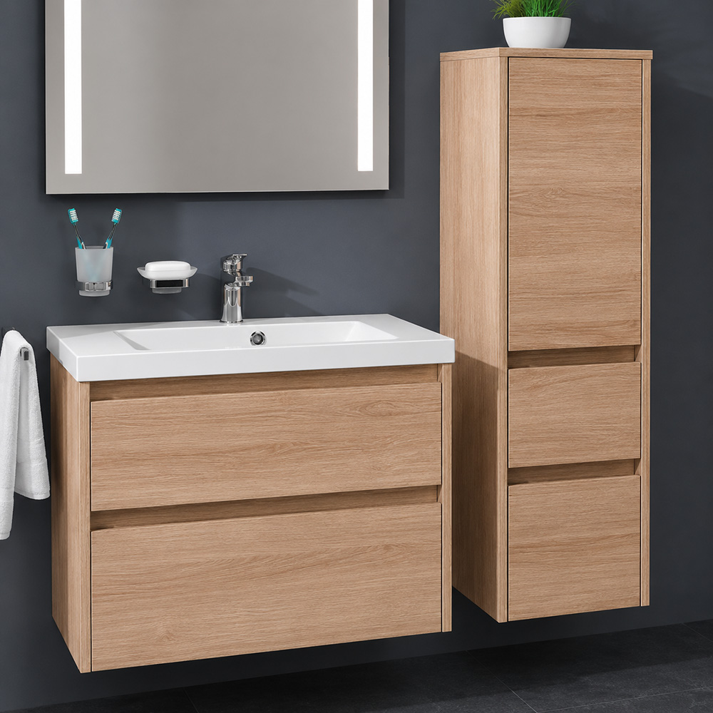 Mereo Opto, koupelnová skříňka 60 cm, dub Riviera (CN920SN)