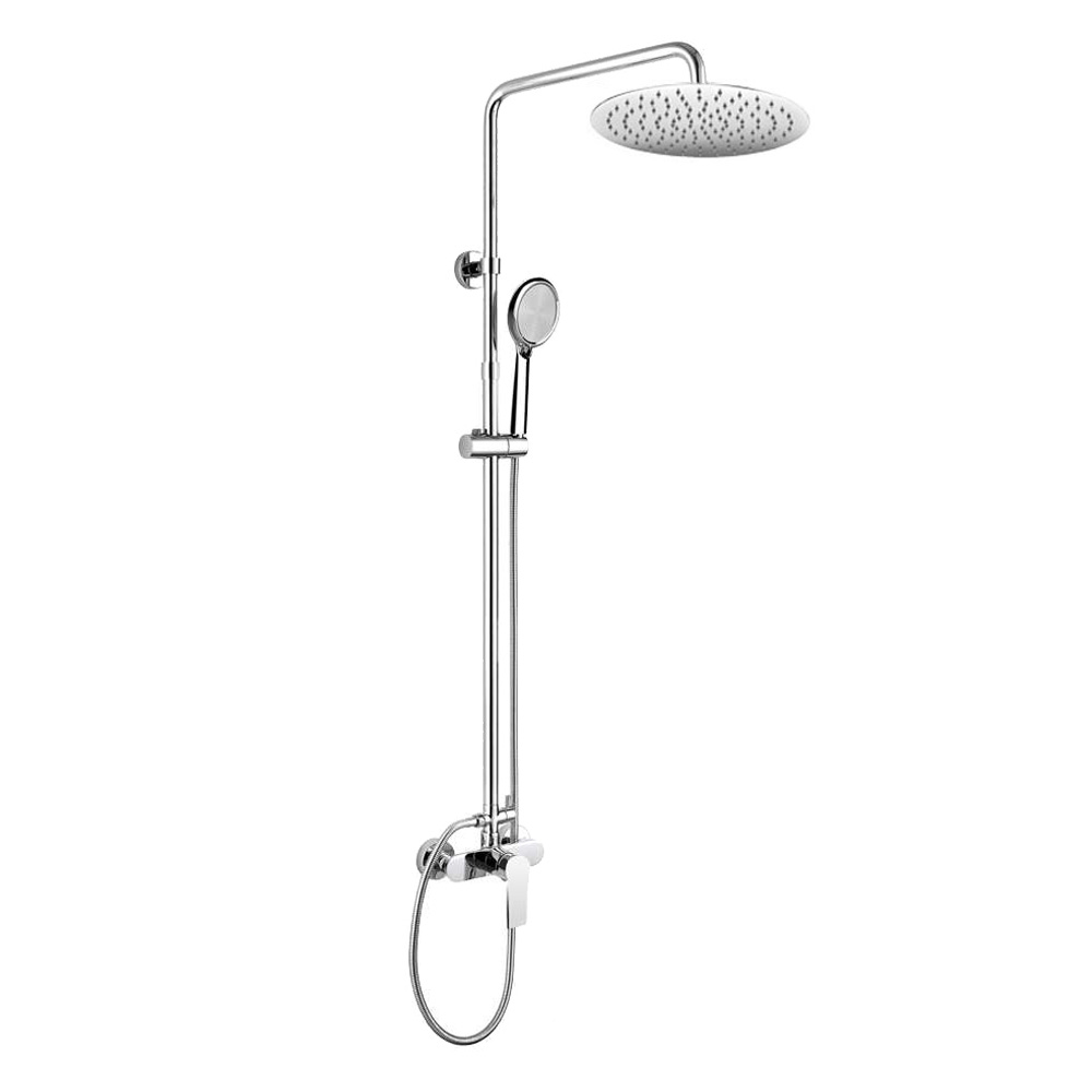 Mereo Dita sprchová baterie s talířovou kulatou slim sprchou ø 300 mm, nerez (CBE60104SCD3)
