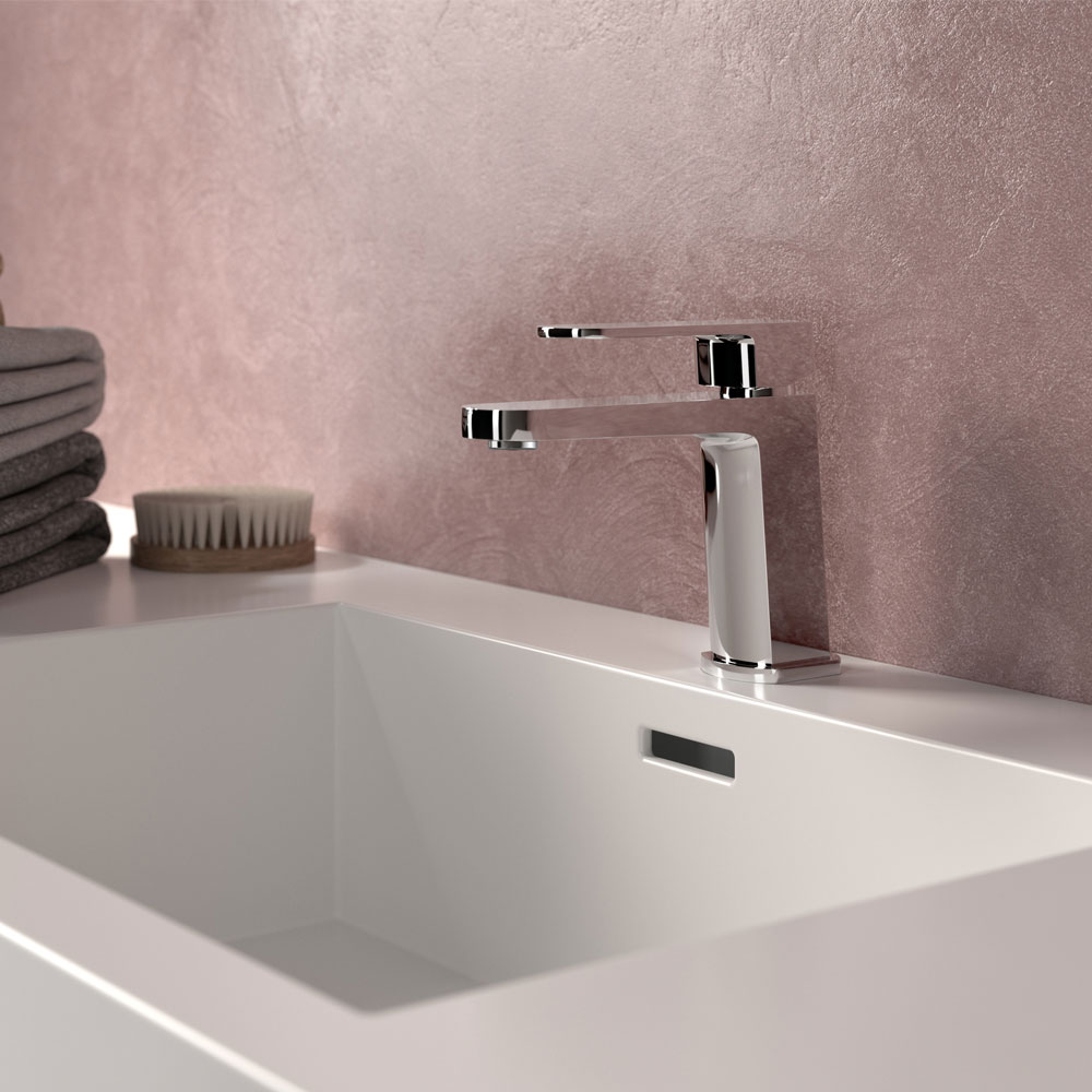 Mereo Umyvadlová stojánková baterie, Mada,  s clic-clac CH02, chrom