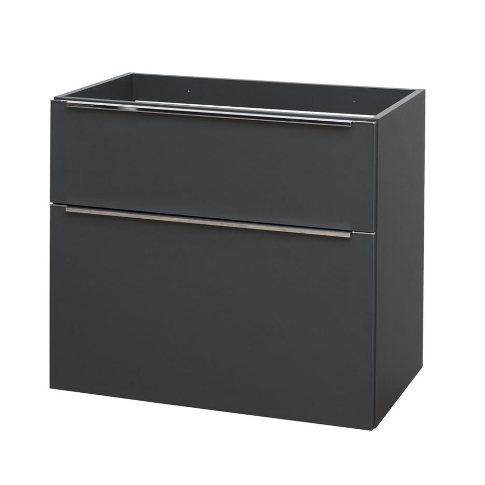 Mereo Mailo, koupelnová skříňka 80cm, antracit, elox AL madlo (CN531SN)