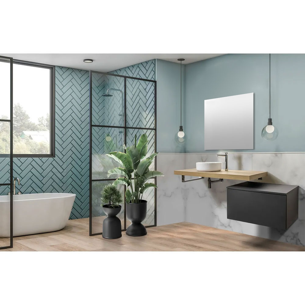 Mereo Ponte, koupelnová deska pod umyvadlo 160 cm, dub Riviera