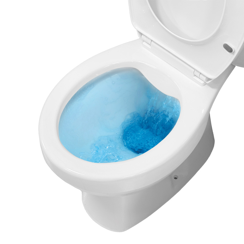 Mereo WC kombi, RIMLESS, zadní odpad s armaturou, 12 ks
