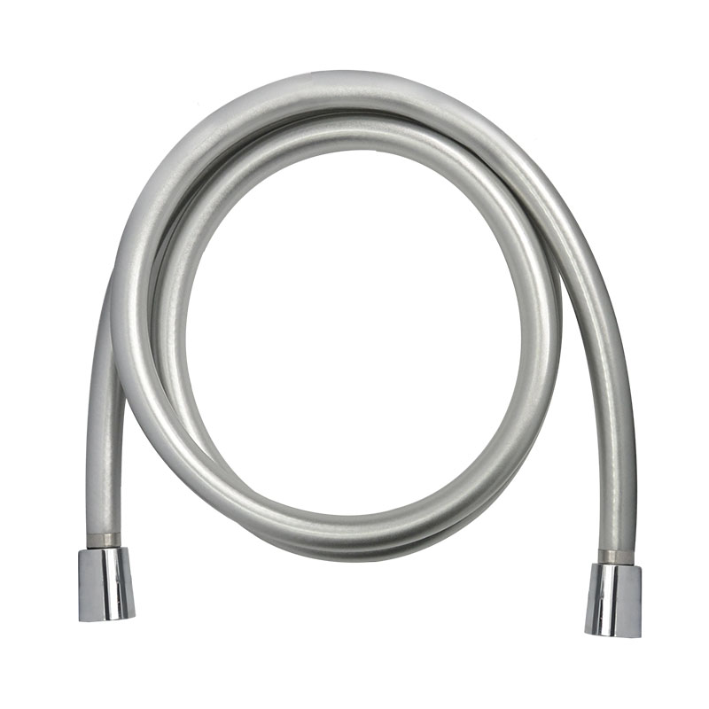 Mereo Sprchová souprava, jednopolohová sprcha, posuvný držák,šedostříbrná hadice