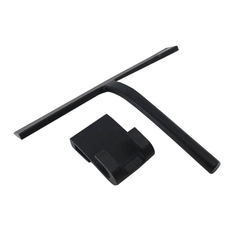 MEREO Stěrka na sklo silikonová, š. 280 mm, s držákem, černá (CK20)