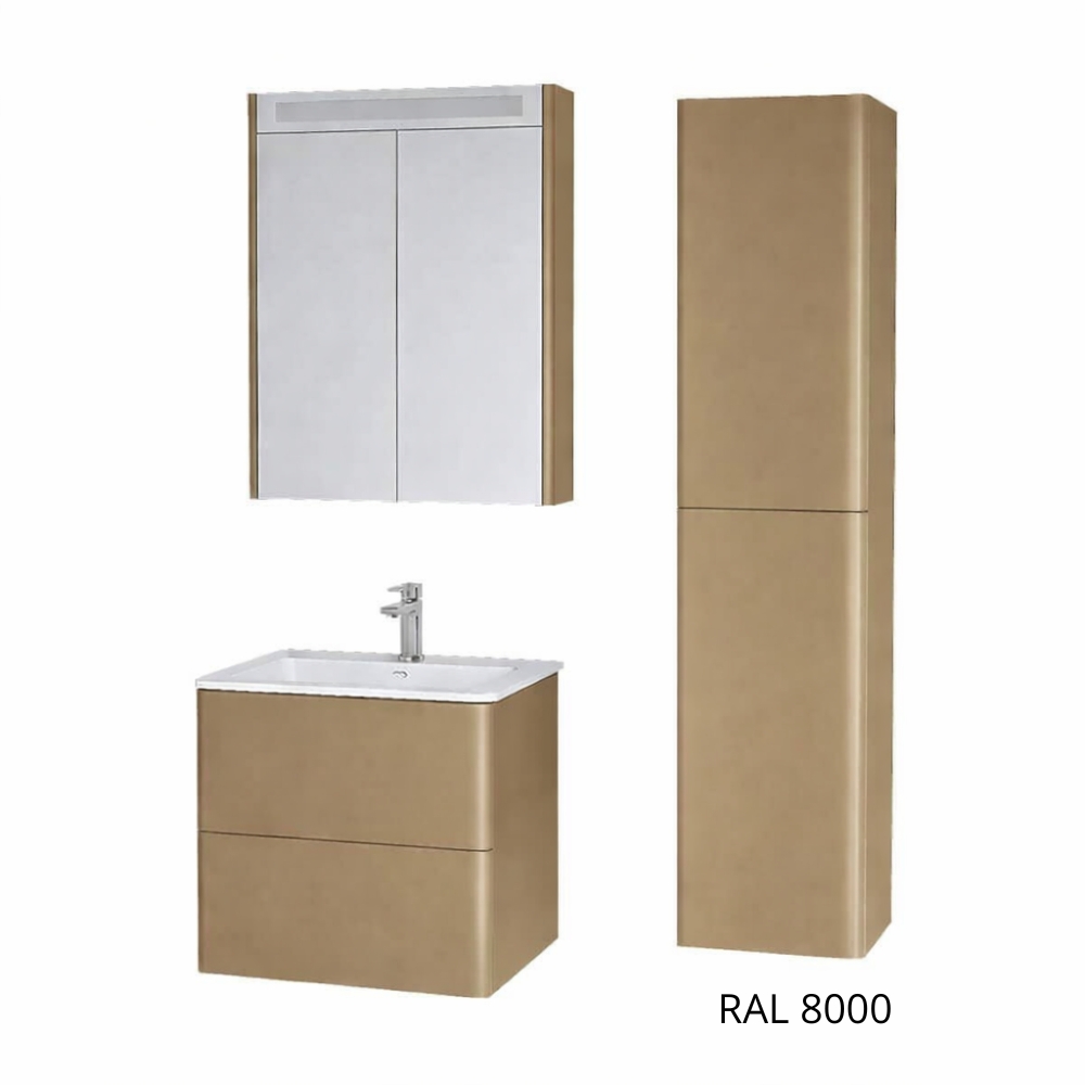 Mereo Siena, koupelnová galerka 64 cm, zrcadlová skříňka, multicolor - RAL lesk