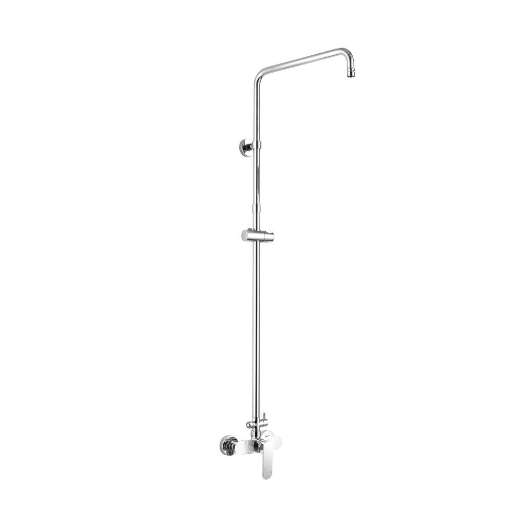 Mereo Nástěnná sprchová baterie Mada 150 mm se sprchovou tyčí bez příslušenství