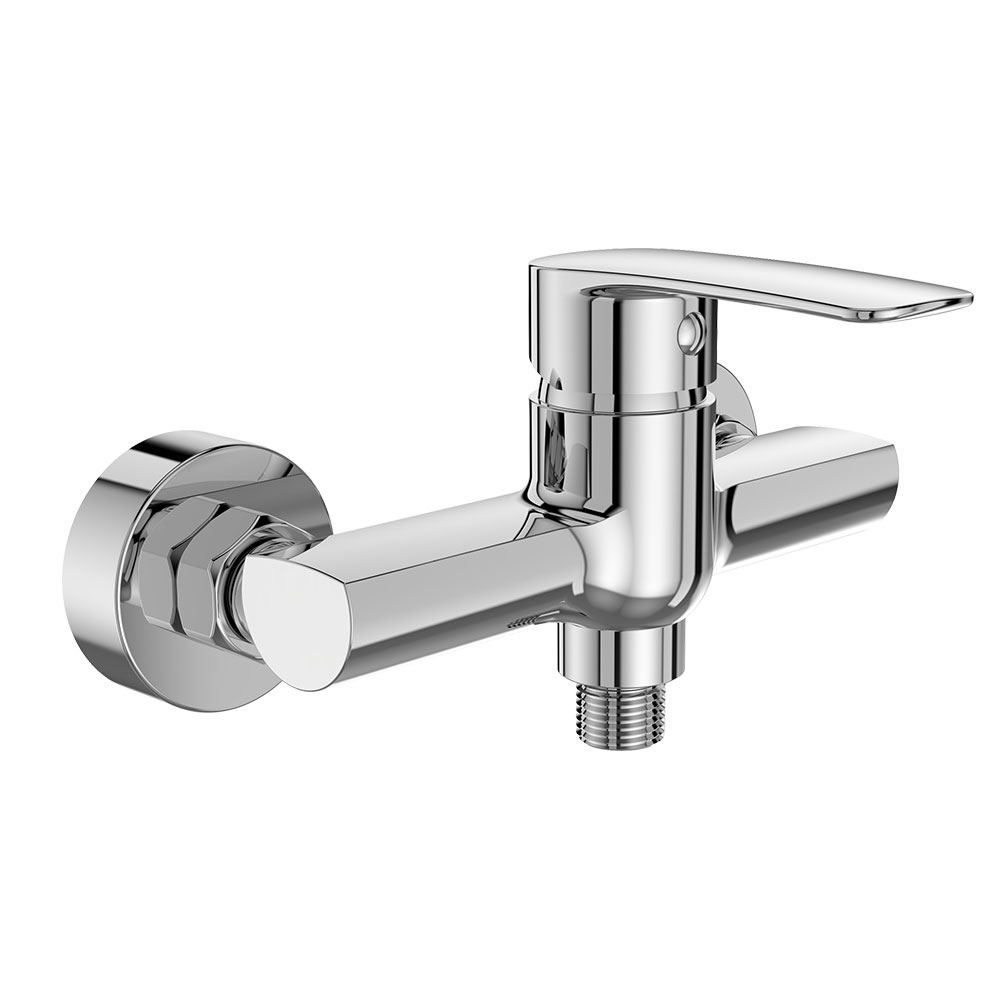 Mereo Sprchová nástěnná baterie, Pego, 150 mm, bez příslušenství, chrom (CB60103P)