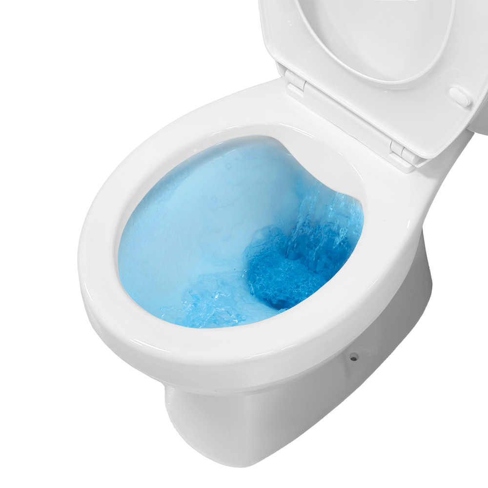 Mereo WC kombi, RIMLESS, zadní odpad s armaturou, 12 ks
