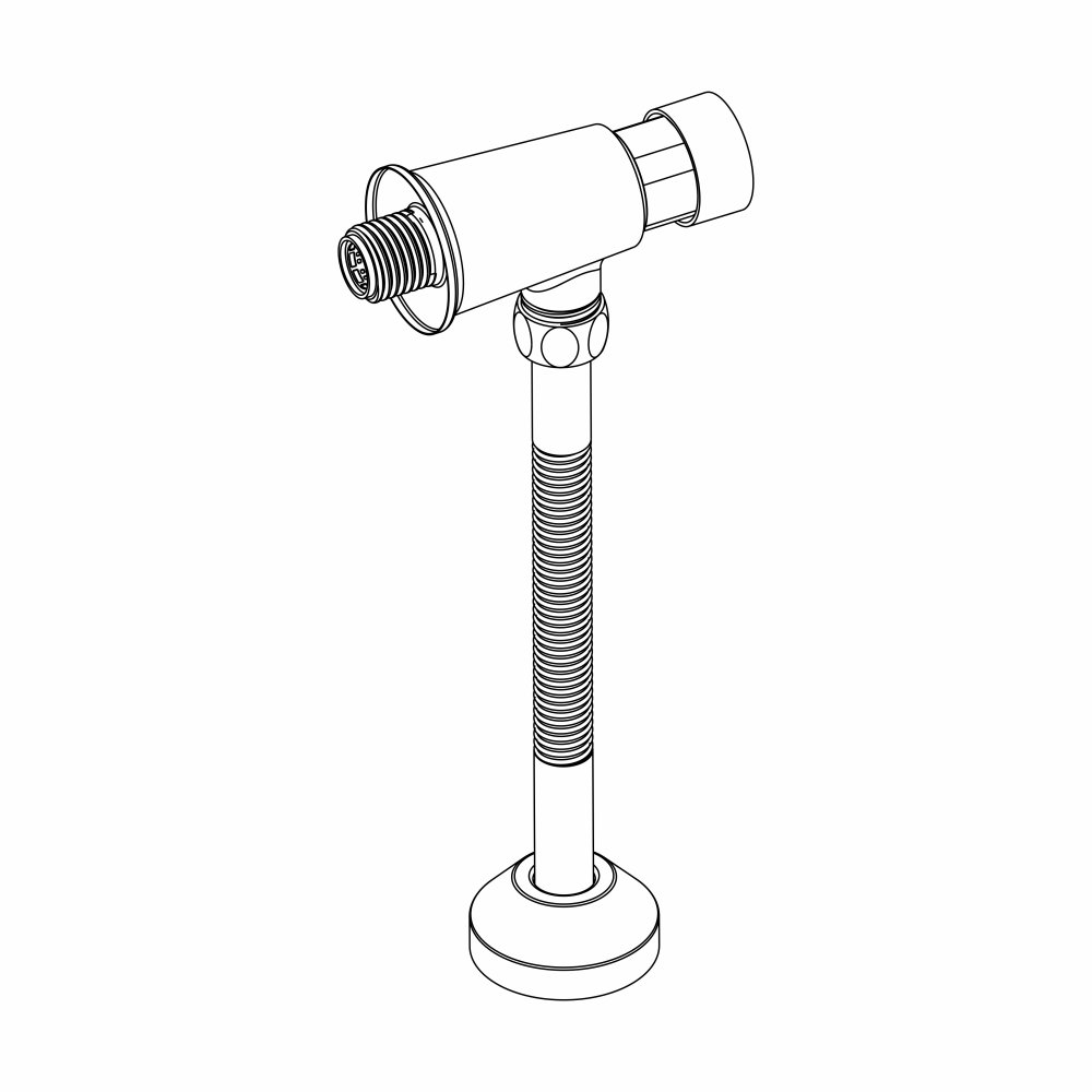 MEREO Pisoárová sada s tlačným ventilem 1/2" x 1/2" (CBT805S)