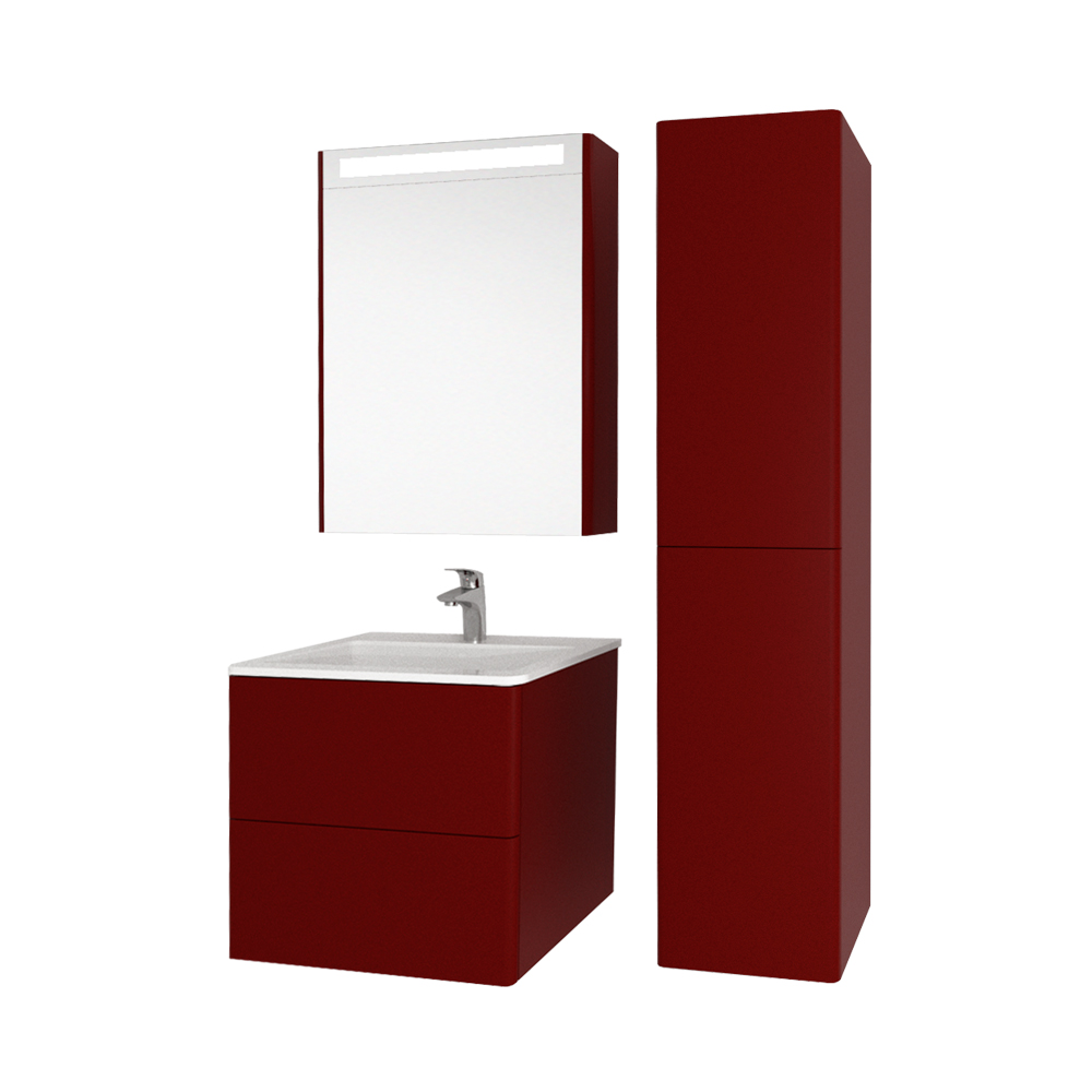 Mereo Siena, koupelnová galerka 64 cm, zrcadlová skříňka, multicolor - RAL lesk