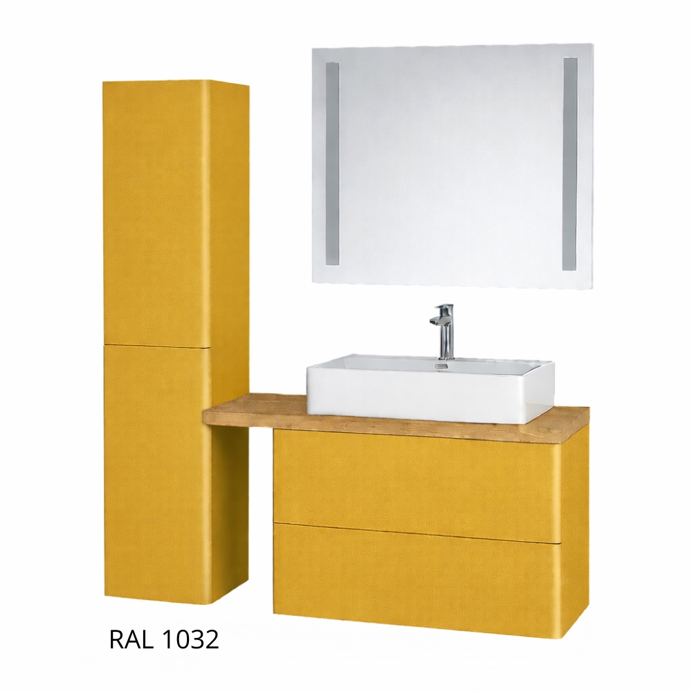 Mereo Siena, koupelnová galerka 64 cm, zrcadlová skříňka, multicolor - RAL lesk