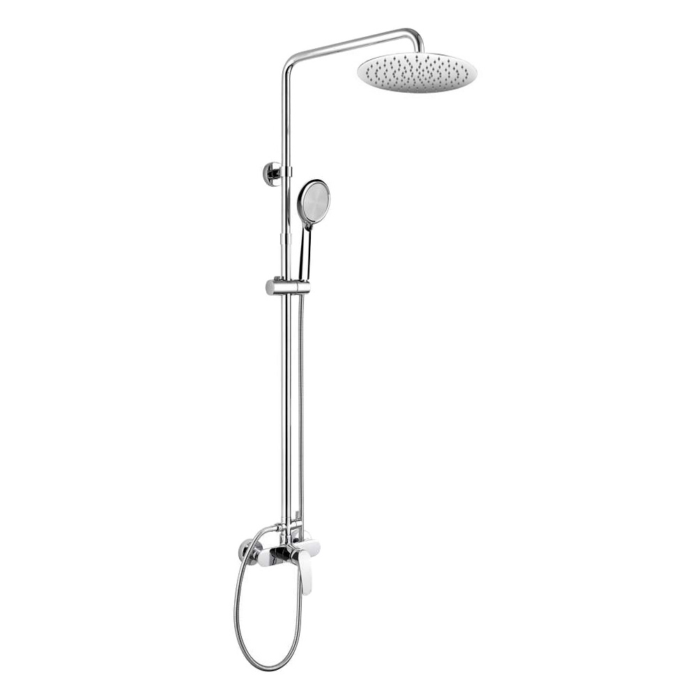 Mereo Eve sprchová baterie s talířovou kulatou slim sprchou ø 250 mm, nerez (CBE60104SCE2)