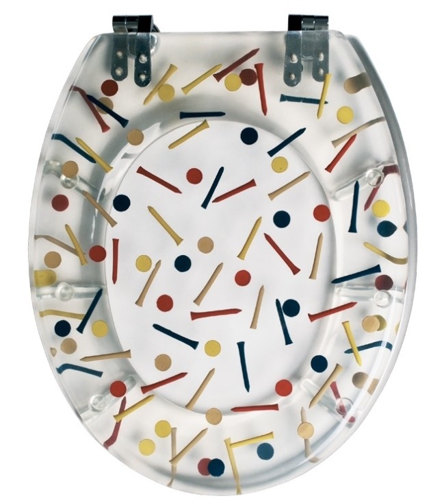 Barevné záchodové prkénko