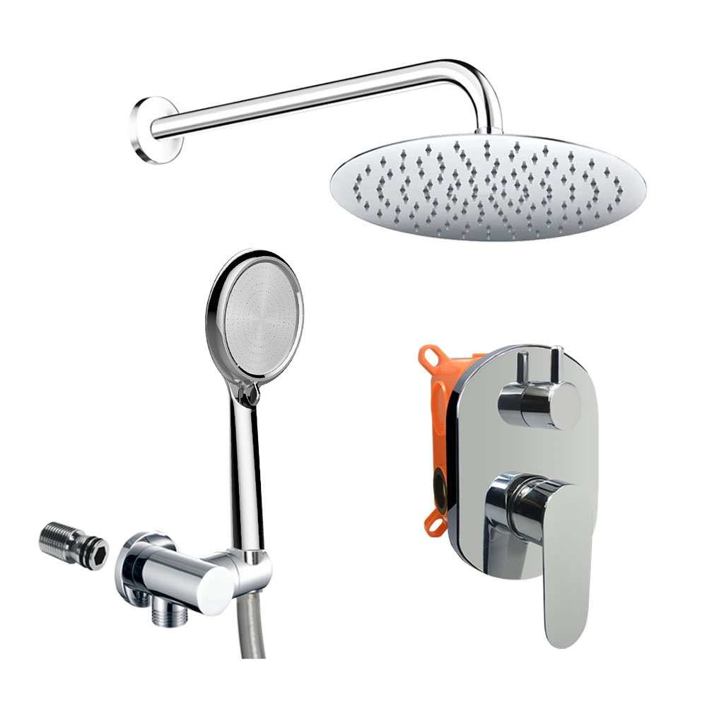 MEREO Sprchový set s dvoucestnou podomítkovou bateríí (CB650SV1)