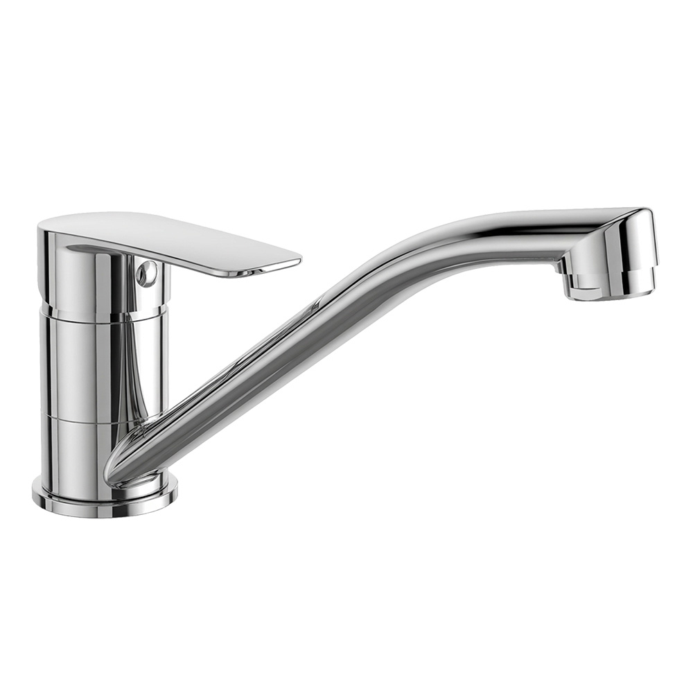 Mereo Dřezová stojánková baterie, Pego, s ramínkem plochým 210 mm, chrom