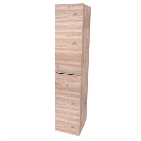 Mereo Mailo, kúpeľňová skrinka vysoká 170 cm, chróm madlo, Multidecor, Dub Nelson