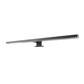 Mereo Led kúpeľňové osvetlenie nad zrkadlo, čierna, 60 cm, 12 W, 780 lm, 4000 K, IP44, 230 V