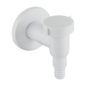 Klum Sifón práčkový so spätnou klapkou  ø 32 mm, biely plast
