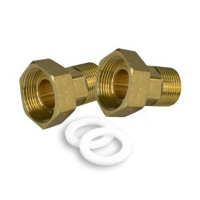 Klum Šróbenie k vodomeru s tesnením - 2 ks, 1/2"