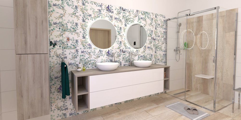 Greenwood Navy Floral