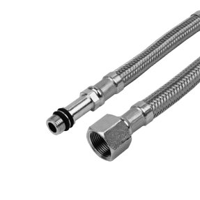 Mereo Hadica pripojovacia nerez, 15 cm, pre batérie so závitom M10