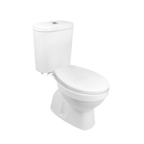Mereo WC kombi, RIMLESS, spodný odpad s armatúrou