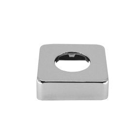 Mereo Kryt pro sifón umývadlový hranatý, celokovový s prevlečnou maticou, chróm. mosadz, 5/4"x ø 32 mm