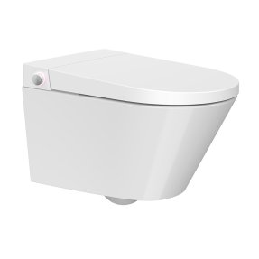 Mereo WC s integrovaným elektronickým bidetom, RIMLESS, 592x380x430 cm, keramické, vč. sedátka