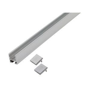 Mereo Spodná ALU lišta pre CK1060xH, vr. 2 ks krytiek, dĺžka 90 cm