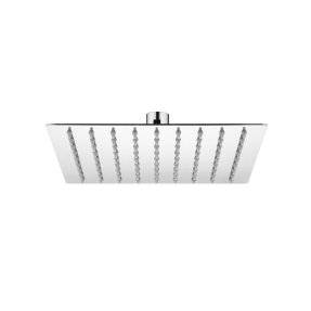 Mereo Tanierová sprcha horná, Slim, hranatá 200x200 mm s kĺbom, nerez