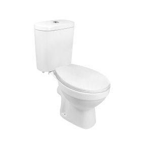 Mereo WC kombi, RIMLESS, zadný odpad s armatúrou, 6 ks