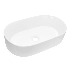 Mereo Umývadlo na dosku bez prepadu, 530x315x135 mm, okrúhle, keramické - pre zaslanie na palete