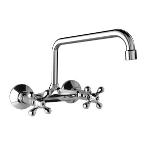 Mereo Retro Viktorie batéria drezová, nástenná, 150 mm, s U ramienkom rúrkovým ø 18 mm - 230 mm