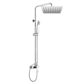 Mereo Dita sprchová batéria s hlavovou hranatou slim sprchou 300x300 mm, nerez