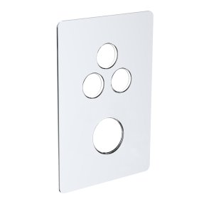 Mereo Kryt hranatý pre 3-cestnú podomietkovú termostatickú batériu, 135 * 190 mm