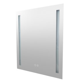 Mereo Zrkadlo 60x80 cm s LED osvetlením a odhmlievaním