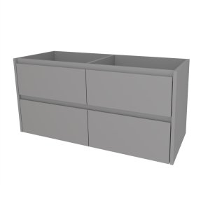 Mereo Opto, kúpeľňová skrinka 121 cm, Multidecor, Šedá supermat
