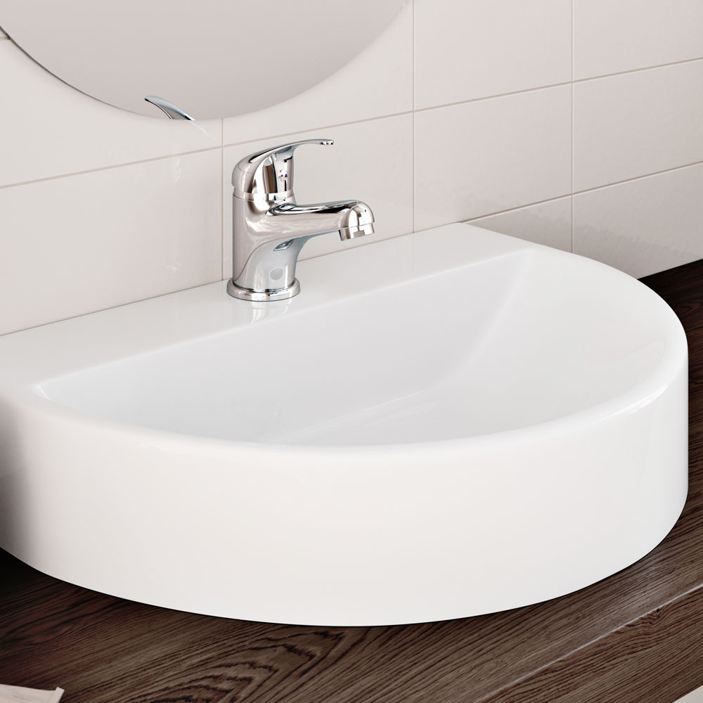 MEREO Umyvadlová stojánková baterie, Lila, s výpustí, chrom (CBEE101)