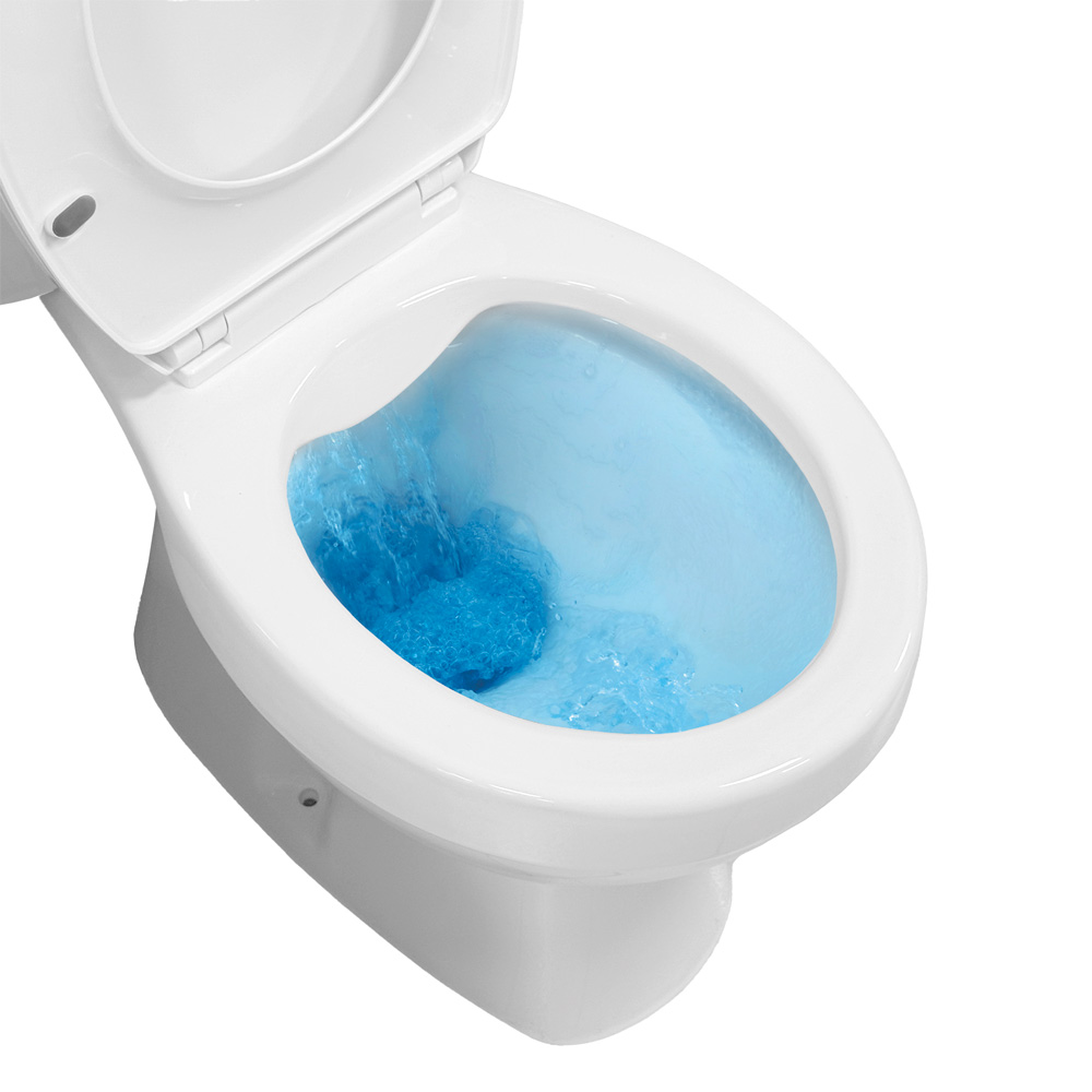 Mereo WC kombi, RIMLESS, zadní odpad s armaturou