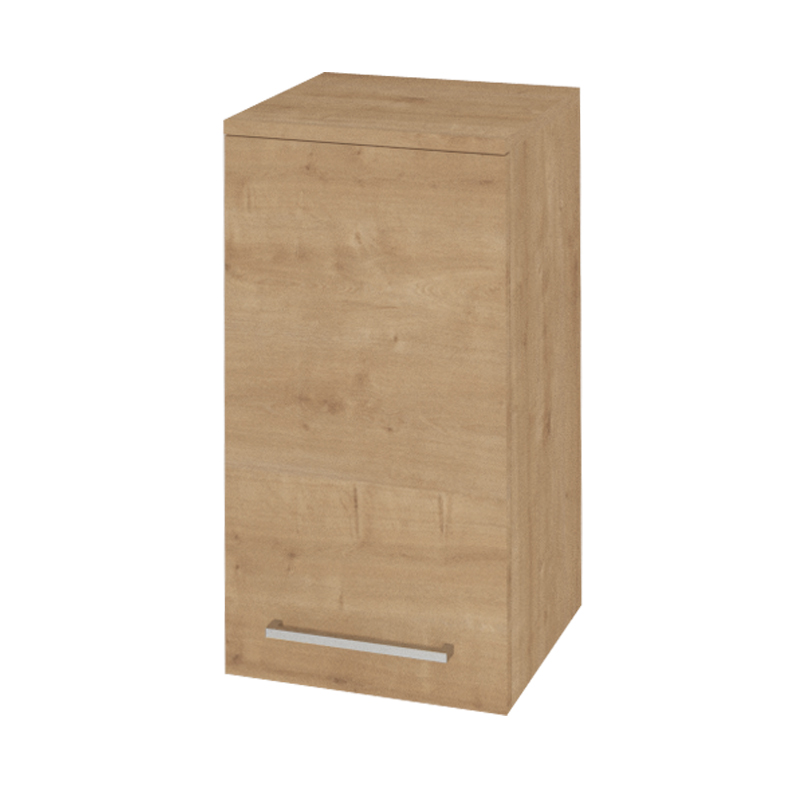 Mereo Bino koupelnová skříňka horní 63 cm, levá, dub Arlington