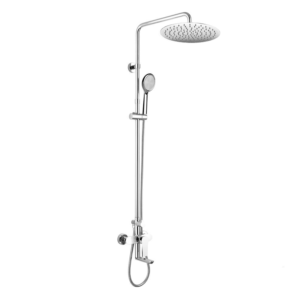 Mereo Dita vanová baterie s talířovou kulatou slim sprchou ø 300 mm, nerez (CBE60101SCD3)