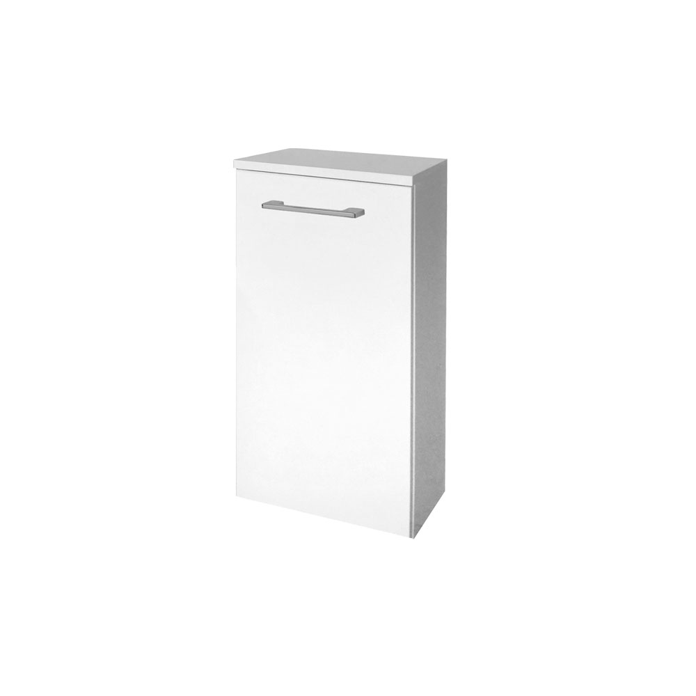 MEREO Leny, koupelnová skříňka nízká 68 cm, závěsná, bílá, levá, nové madlo (CN812N)