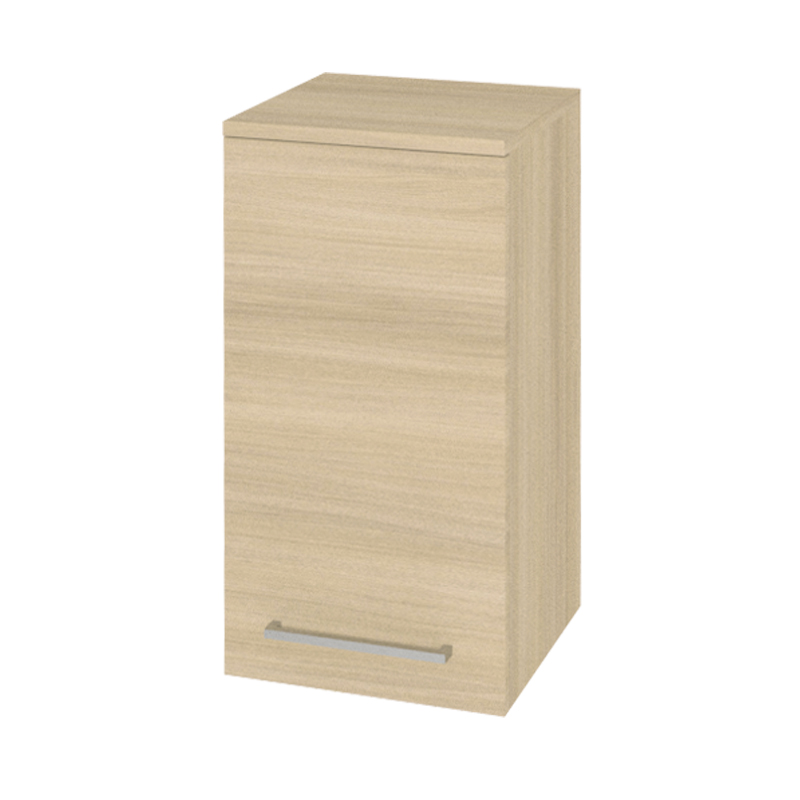 Mereo Bino koupelnová skříňka horní 63 cm, levá, dub Sand Barbera