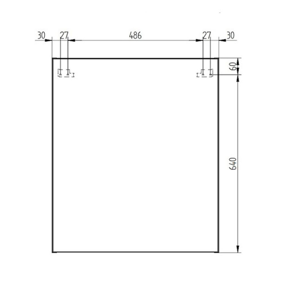 Mereo Aira, Mailo, Opto, Bino, Vigo koupelnová galerka 60 cm, zrcadlová skříňka, bílá
